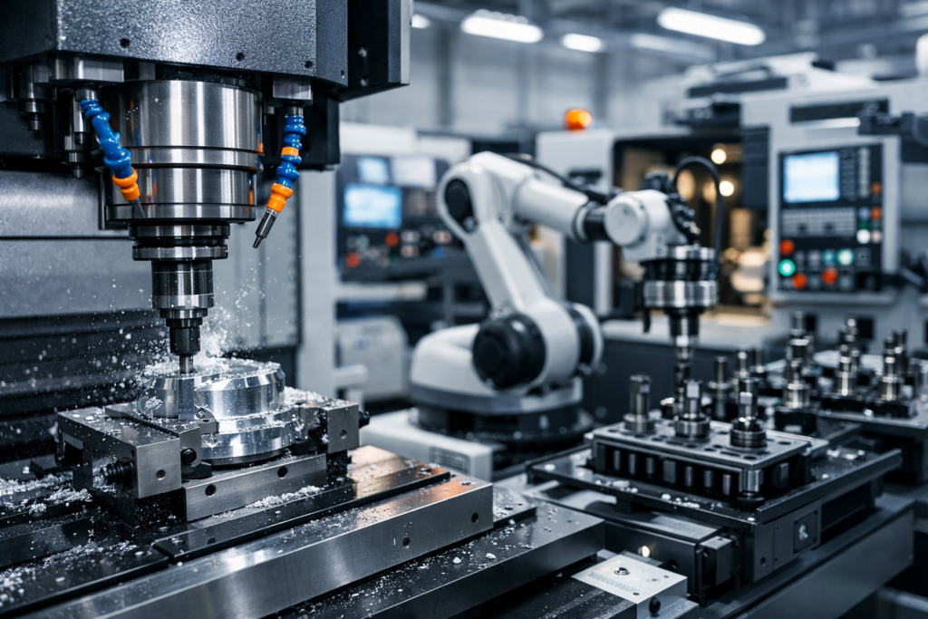 Obróbka CNC w nowoczesnych liniach technologicznych